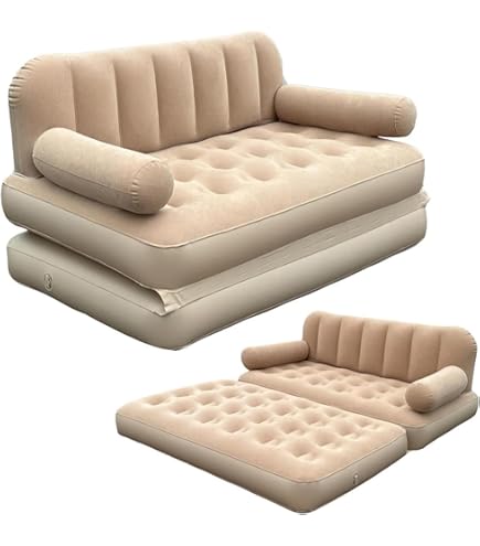 エアーソファ ベッド インテリア 収納  座椅【 空気で膨らむ 】 Amazon | エアーソファ ベッド エアーソファー 1人 室内 空気 椅子